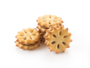 biscuit with pineapple jam