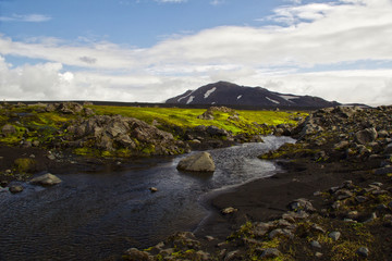 Fototapeta na wymiar Innri-Emstruá, Laugavegurinn, Island