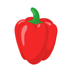 Red paprika pepper. 