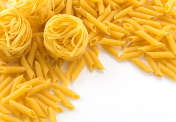 Italian spaghetti pasta dried food