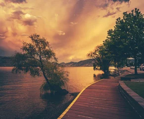 Stof per meter Okanagan Lake © Mr Doomits