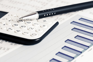 Financial accounting stock market graphs analysis