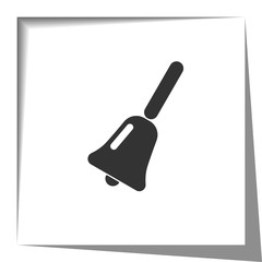 School bell paper cut out
