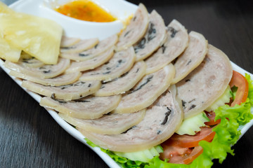 Vietnamese food Stuffed Pork