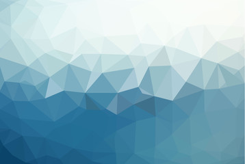 abstract background consisting of triangles . Polygonal vector