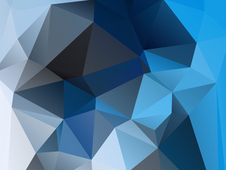 Obraz premium triangular blue background
