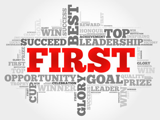 First word cloud, business concept