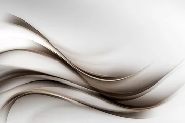 Crédence de cuisine en verre imprimé Vague abstraite Abstrait gris