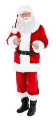 Santa Claus isolated on white background