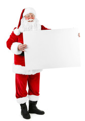 Naklejka premium Santa Claus isolated on white background