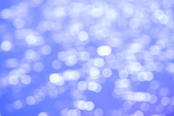 Lights on blue background