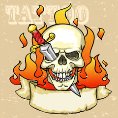 Skull Tattoo Design