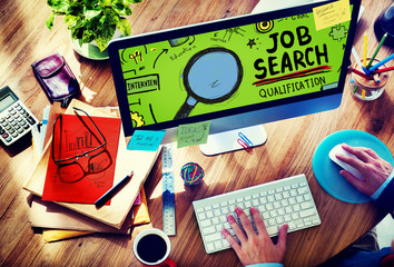 Job Search Qualification Resume Recruitment Hiring Application C