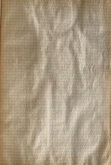 altes vergilbtes Blatt Papier