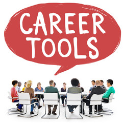 Career Tools Guidance Employment Hiring Concept