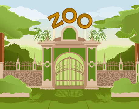 Zoo gate
