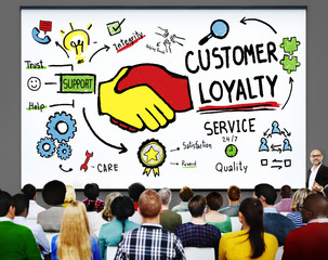 Customer Loyalty Satisfaction Support Strategy Service Concept