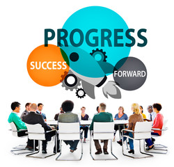 Progress Growth Development Improvement Concept