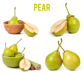Pear isolated
