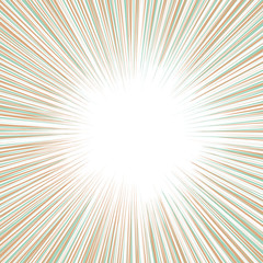 Radial speed, bubble comic speech, vector format