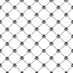 Fototapeta premium seamless pattern with paw print