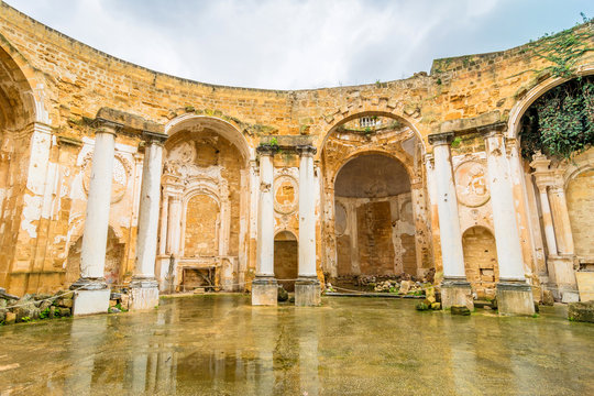 Sant'Ignazio Church Ruins In Mazara Del Vallo, Sicily