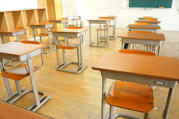 Classroom of japanase high school