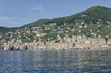Fototapeta premium View of the town of Camogli