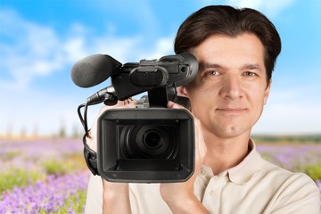 Fototapeta premium Film, production, camera.