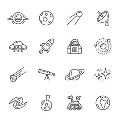 Space Icons © filborg