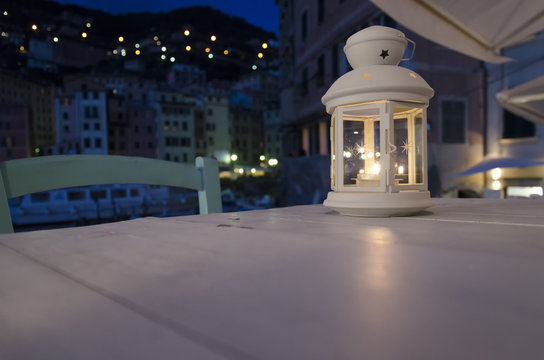 Warm atmosphere in the port