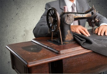 Tailor, skill, handsome.