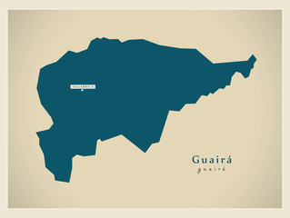 Modern Map - Guaira PY