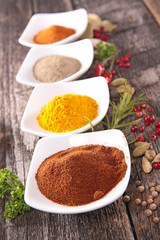 assorted spices and herbs