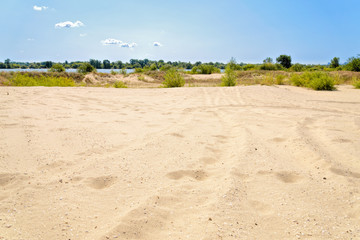 Sand Dune and River