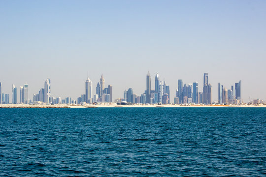 Dubai city skyscrapers