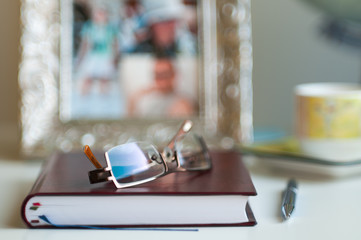 Office Desk Blurred Background