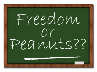 Freedom Or Peanuts Classroom Board 