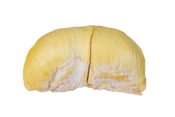 King of fruits, durian on white background