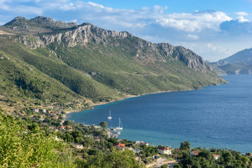 Fototapeta na wymiar Sogut on the Brozburun Peninsula in south west Turkey
