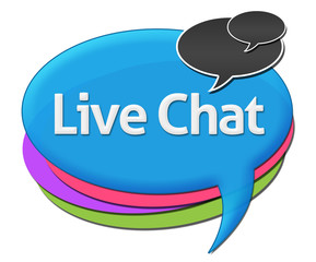 Live Chat Colorful Comment Symbols 