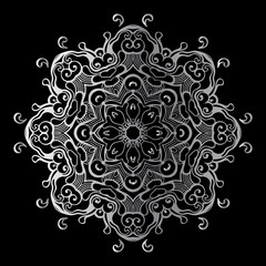 Silver mandala