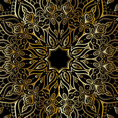 Gold mandala