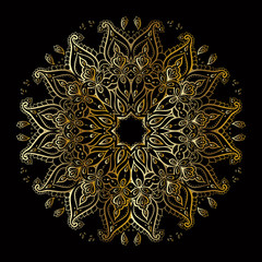 Gold mandala