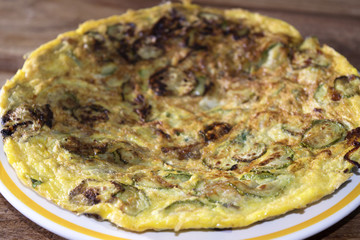 omelette of zucchini