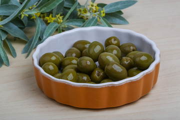 Green olives