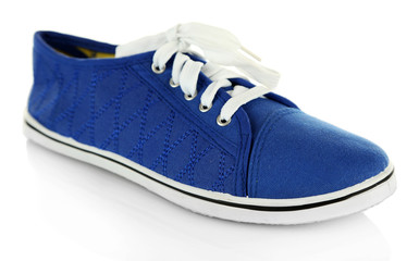 Female gumshoes isolated on white