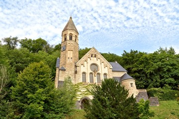 Fototapeta premium Schlangenbad, die Christuskirche (Juli 2015)