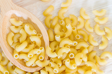 raw macaroni pasta