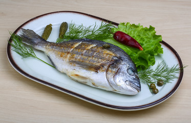 Grilled dorado